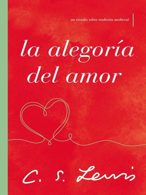 Cover image for La alegoría del amor